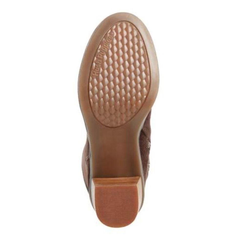 New Hush Puppies Saun Olivia Brown Boots 7.5 - Picture 5 of 12